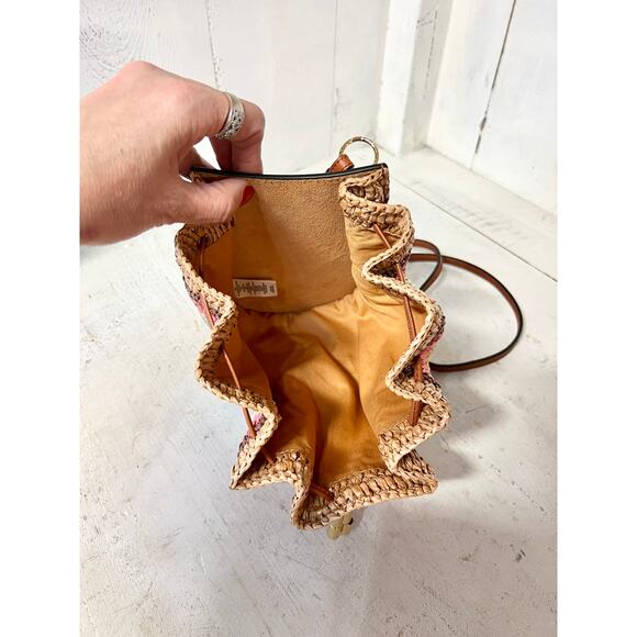 Ulla Johnson Paloma Ruched Essential Pouch Crossbody Belt Bag Multicolor - Picture 7 of 10